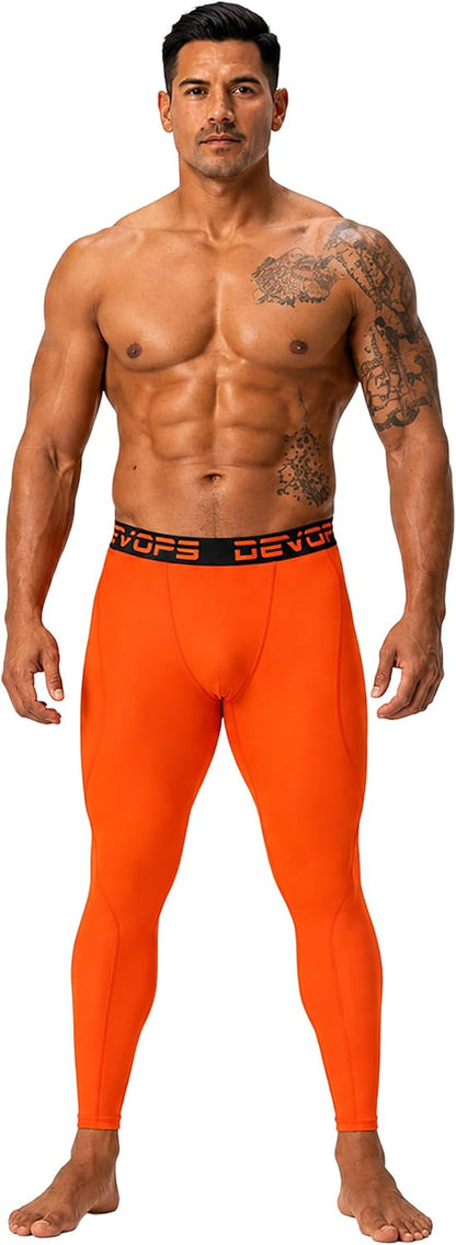 2 or 3 Pack Men'S Compression Pants Athletic Leggings with Pocket/Non-Pocket