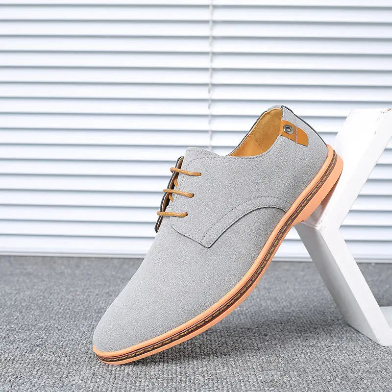 Top Quality Brown Oxford Shoes Men Derby Loafers Big Size 47 48 Casual Men Shoes Business Man Sneaker Yellow Dress Shoes Fashion