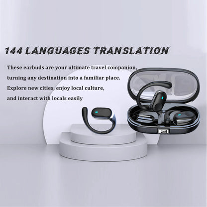 Translation Earbuds 144 Language Translator Earbuds Wireless Bluetooth Translation Earbuds Earbud Translator Audifonos Traductores Smart Translator Earbuds