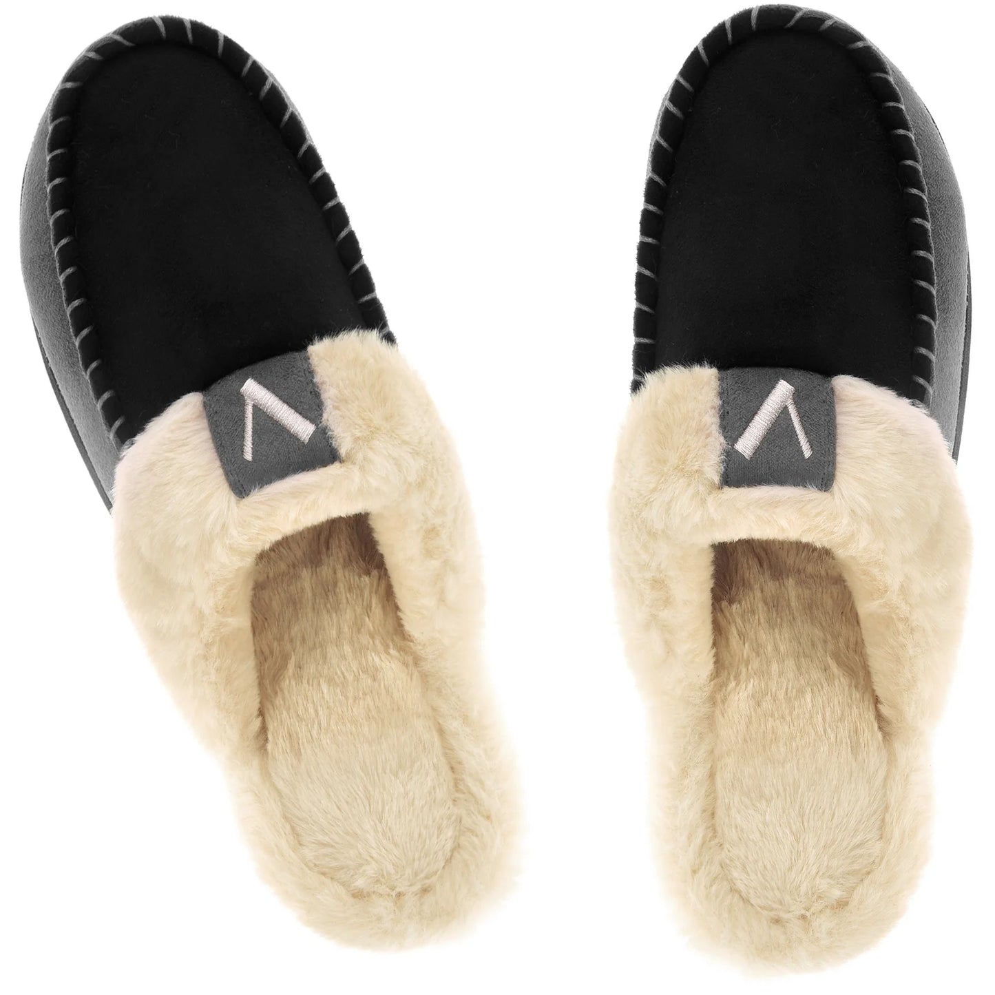 Men'S Scuff Slippers Memory Foam Slip on Shoes Moccasin Style House Shoes Indoor Outdoor