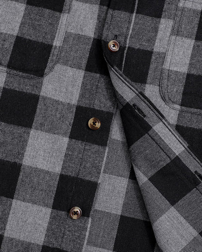 Flannel Shirt for Men Plaid Long Sleeve Casual Button down Shirts Regular Fit Cotton Buffalo Checkered Top with Pockets